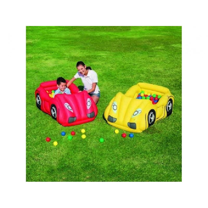 Jouet de voiture avec ballon gonflable - Bleu et jaune - Voiture - à la Fnac