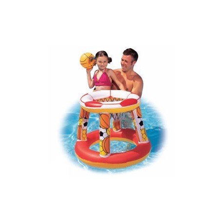JEU DE BASKET FLOTTANT JAUNE / ROUGE